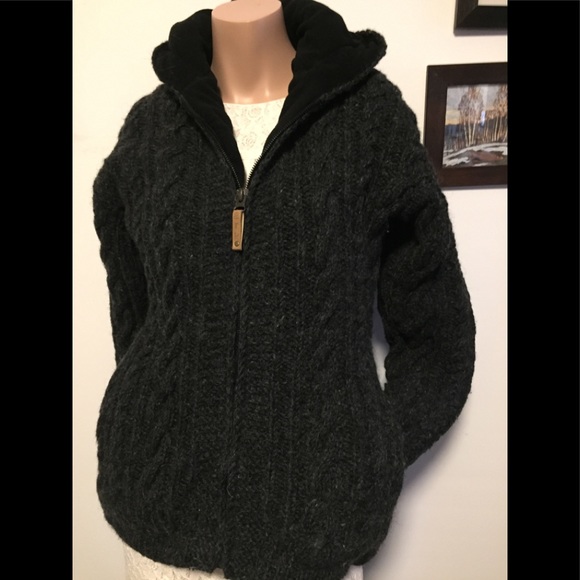 ARK IMPORTS Sweaters - Sweater coat 😲 WOOL FLEECE LINED HOODIE jacket